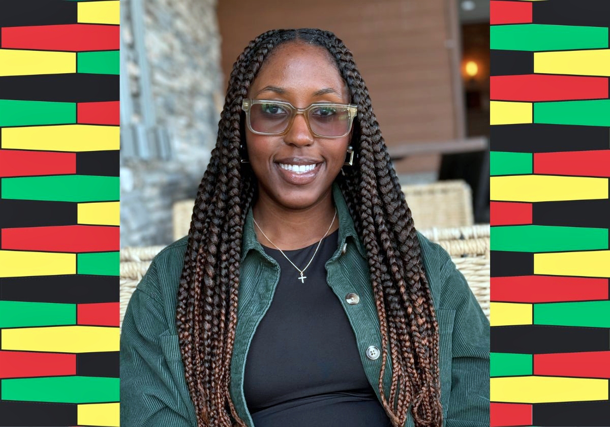 Njemile Wickham smiling for a photo